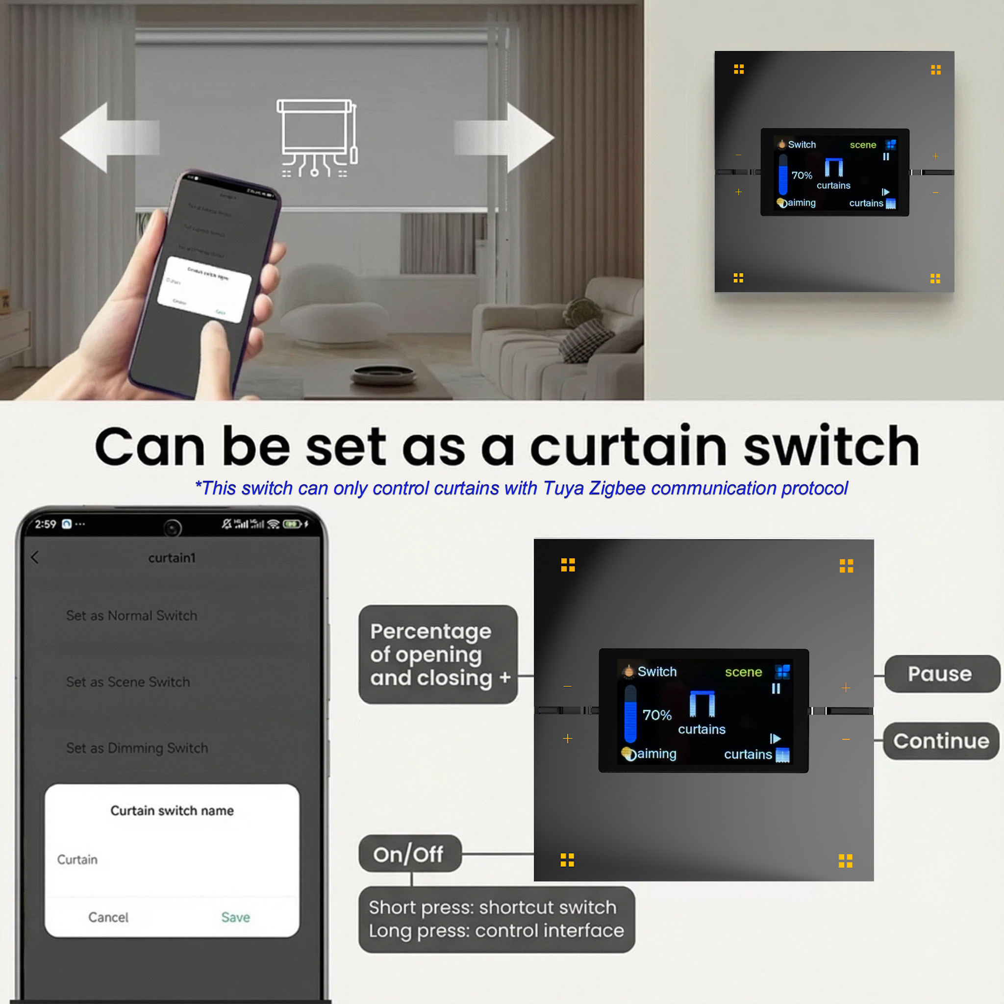 M9 Pro 8-Button UK Tuya Smart  - Smart Home Voice Control recensie en prijs