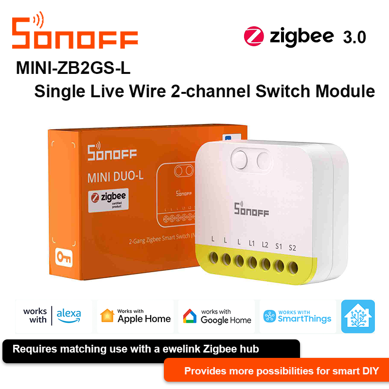Sonoff MINI-ZB2GS-L Zigbee 2-C - Smart Home Voice Control recensie en prijs