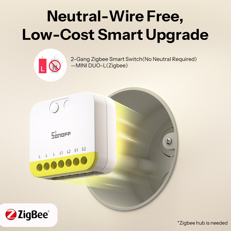 Sonoff MINI-ZB2GS-L Zigbee 2-C - Smart Home Voice Control recensie en prijs