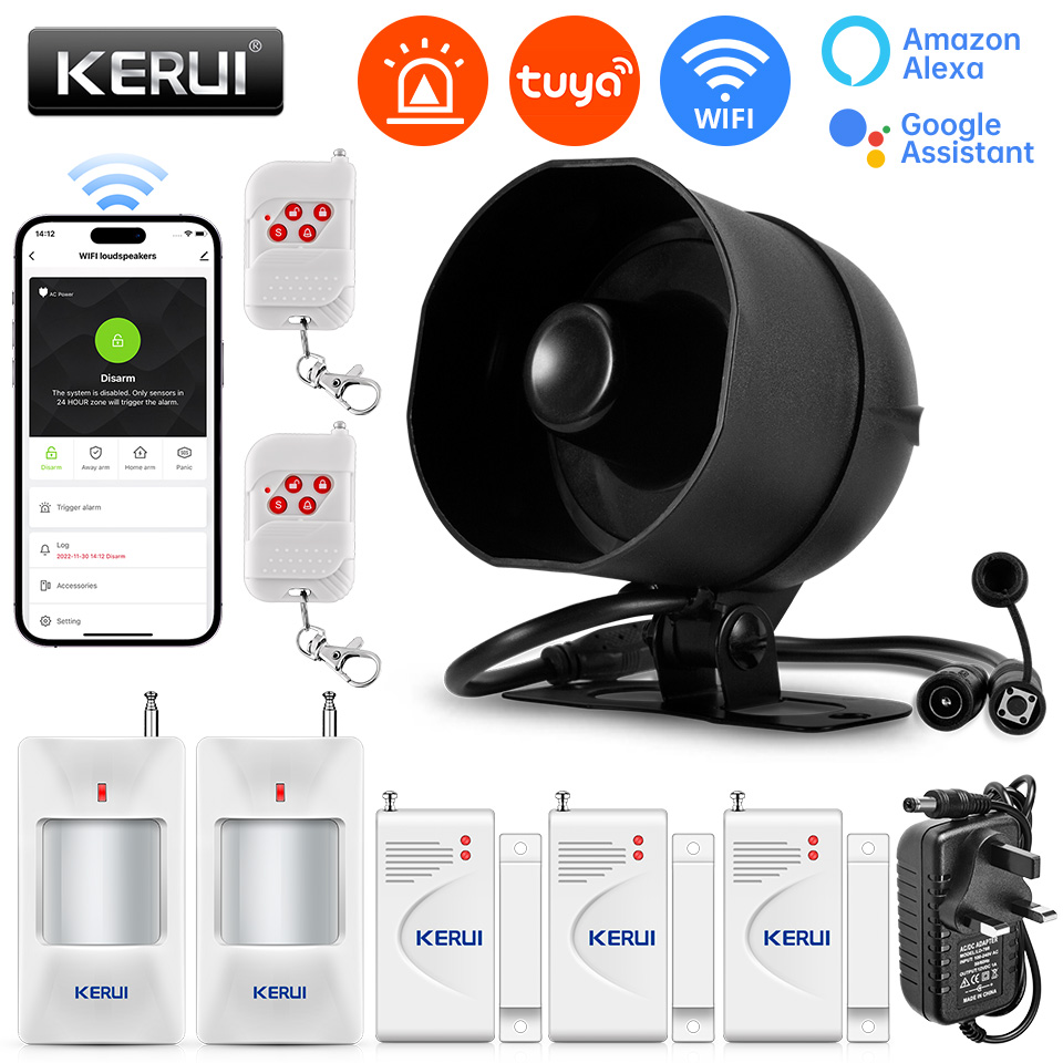 KERUI 120db Siren Alarm System - Smart Home Package recensie en prijs