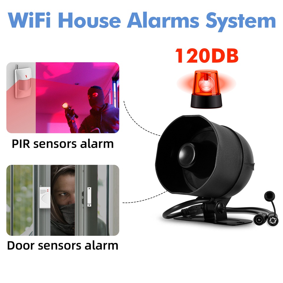 KERUI 120db Siren Alarm System - Smart Home Package recensie en prijs