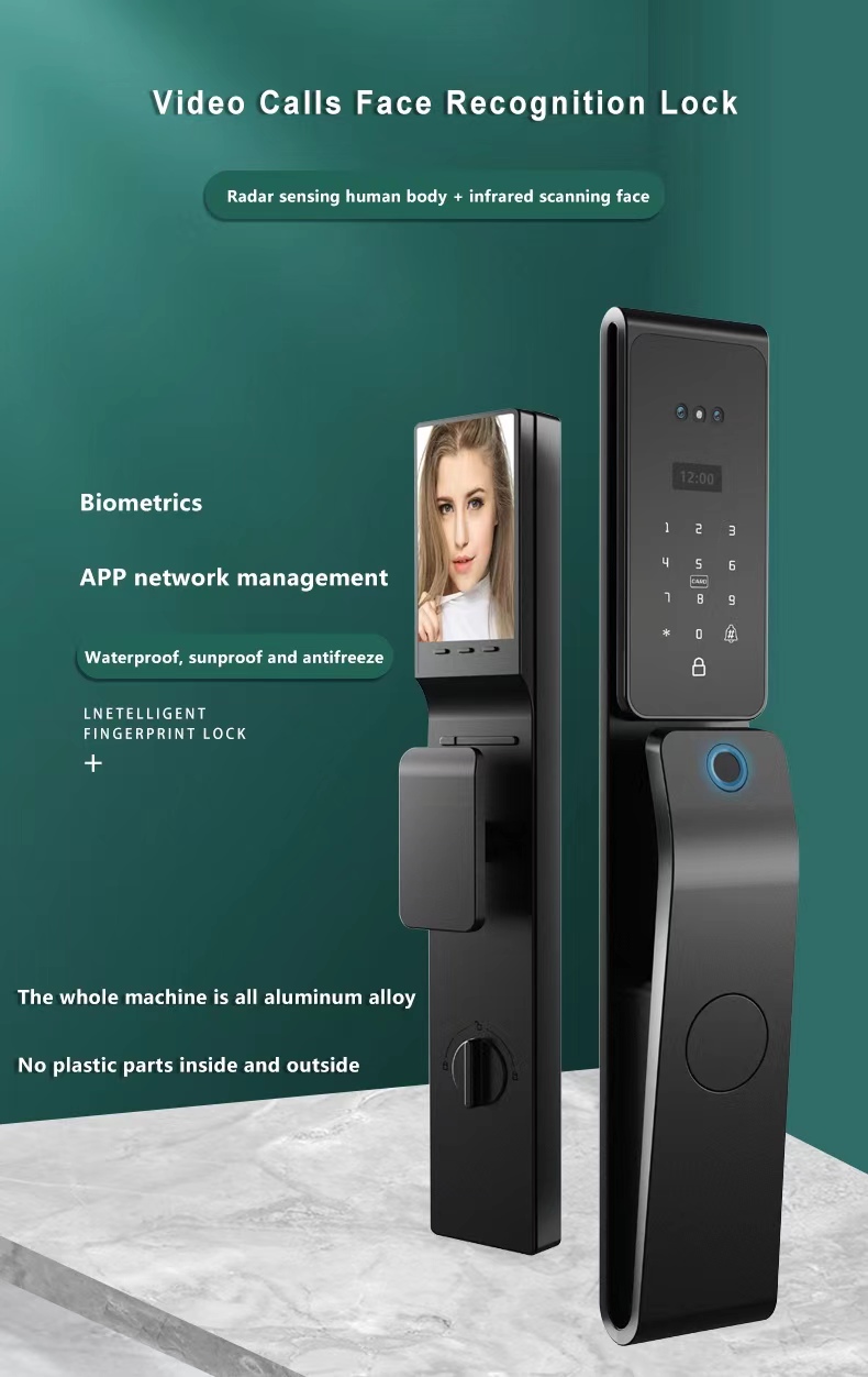 Smart Door Lock Palm Vein 3D F - Smart Home Battery Camera recensie en prijs