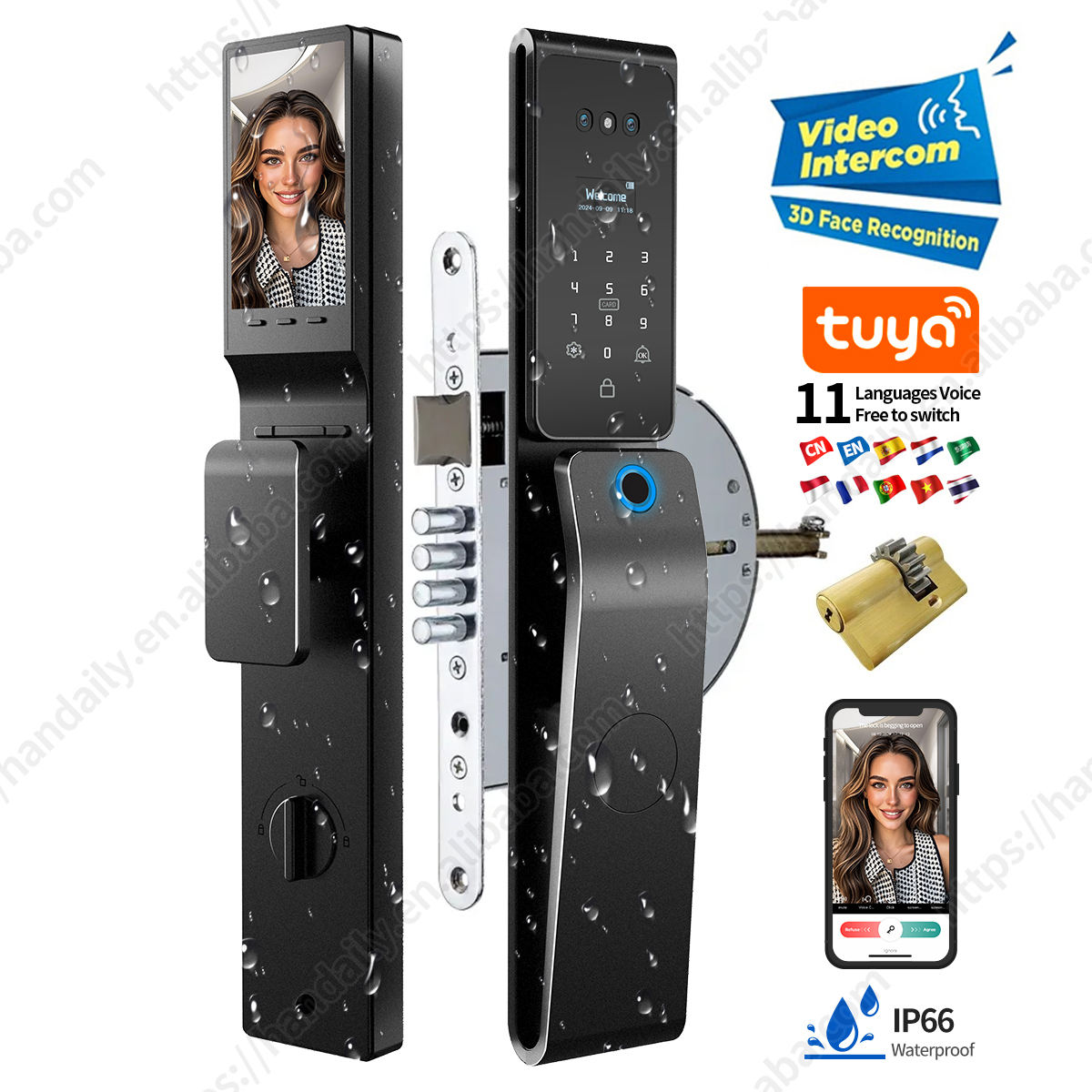 Waterproof Tuya 3D Face Recogn - Smart Home Battery Camera recensie en prijs