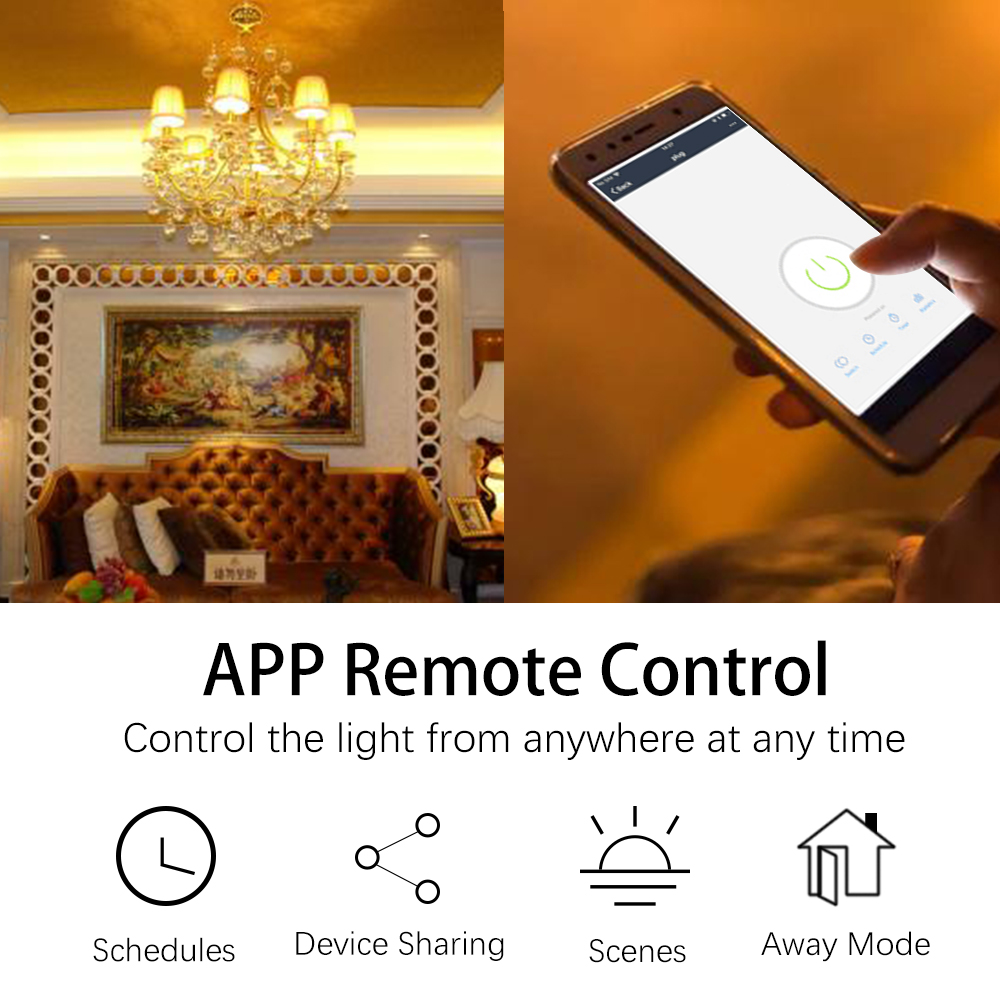 Tuya WiFi Smart Switch AC 220V - Alexa Compatible Bulb recensie en prijs