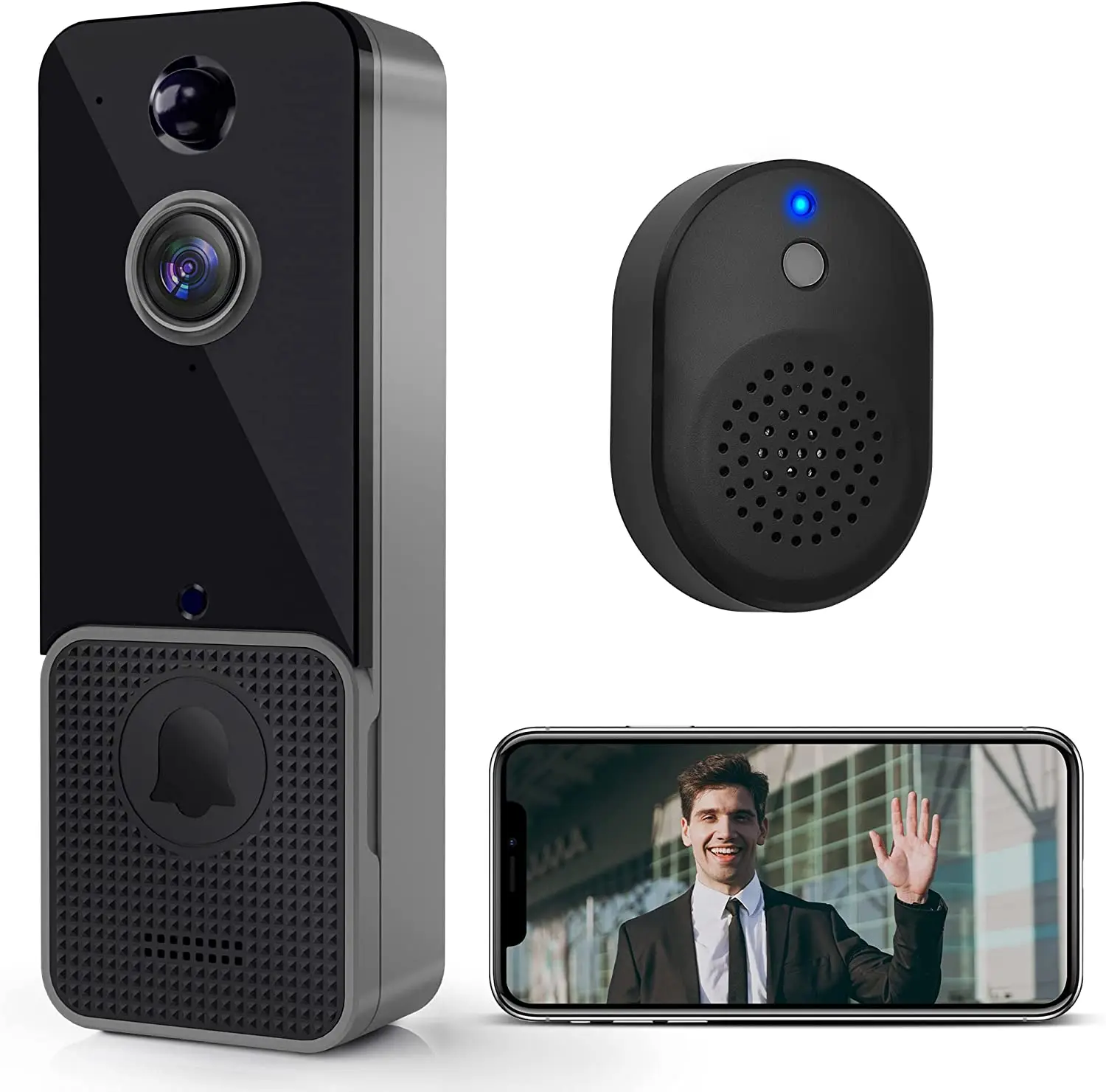 Wireless WiFi Video Doorbell C - Smart Home Battery Camera recensie en prijs