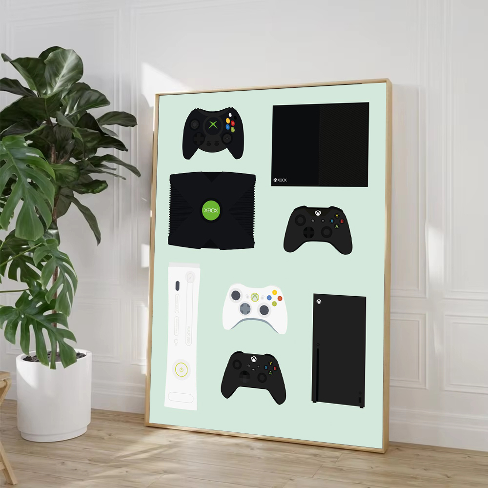 Retro Video Game Controllers P - Smart Home Poster recensie en prijs