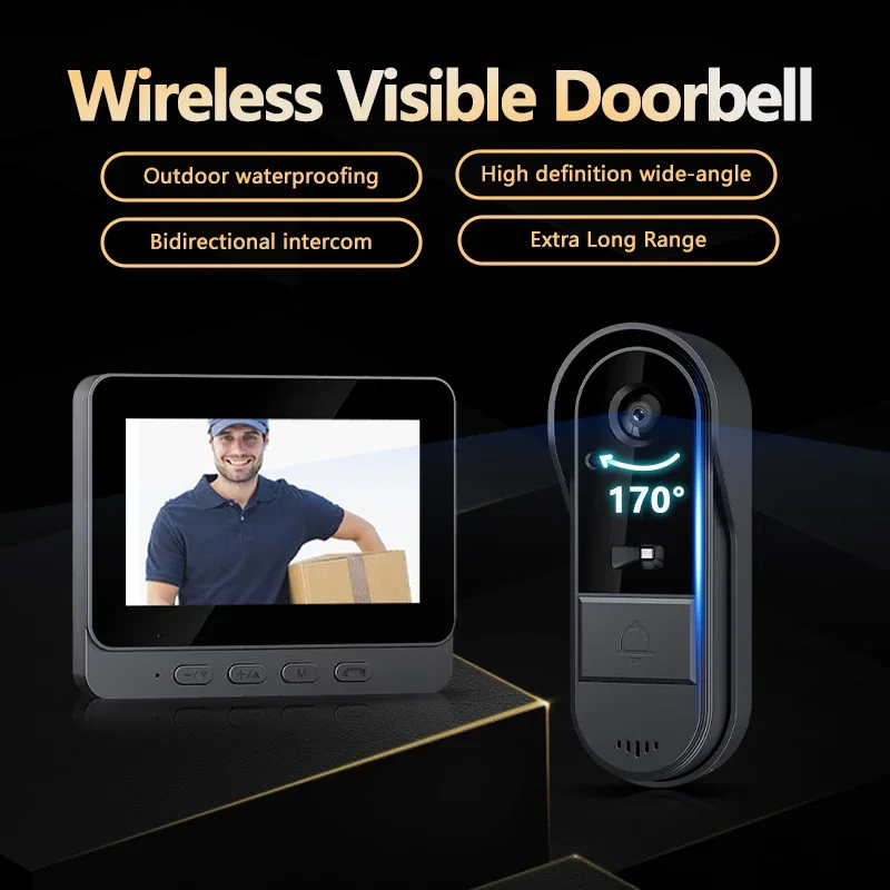 Wireless Intercom Doorbell Nig - Smart Home Battery Camera recensie en prijs