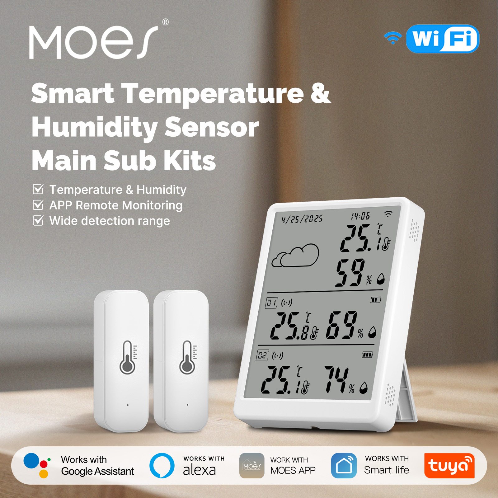 MOES Tuya WiFi RF433 Smart Tem - Alexa Compatible Bulb recensie en prijs