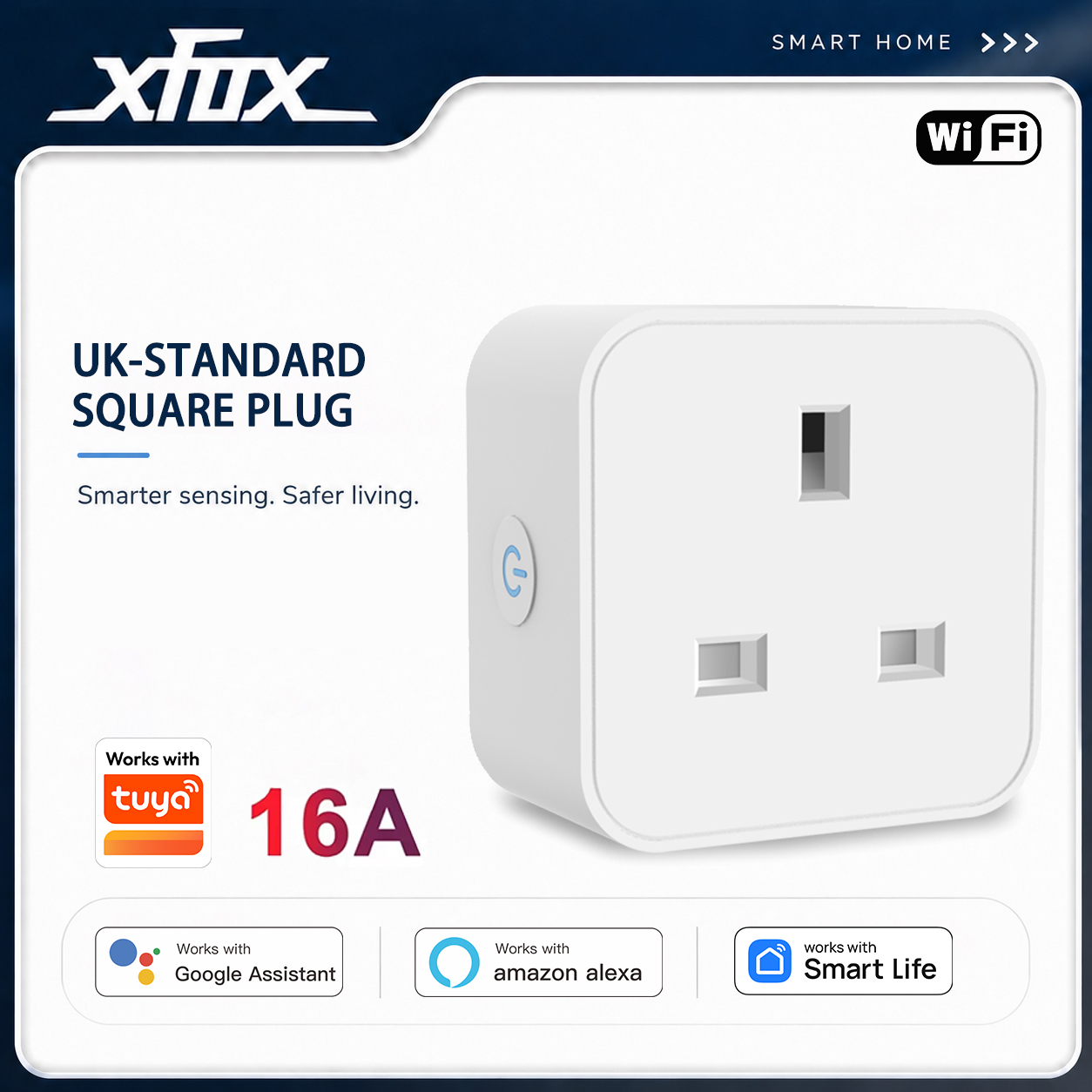 Xfox Tuya UK-Standard Smart Sq - Smart Home Voice Control recensie en prijs