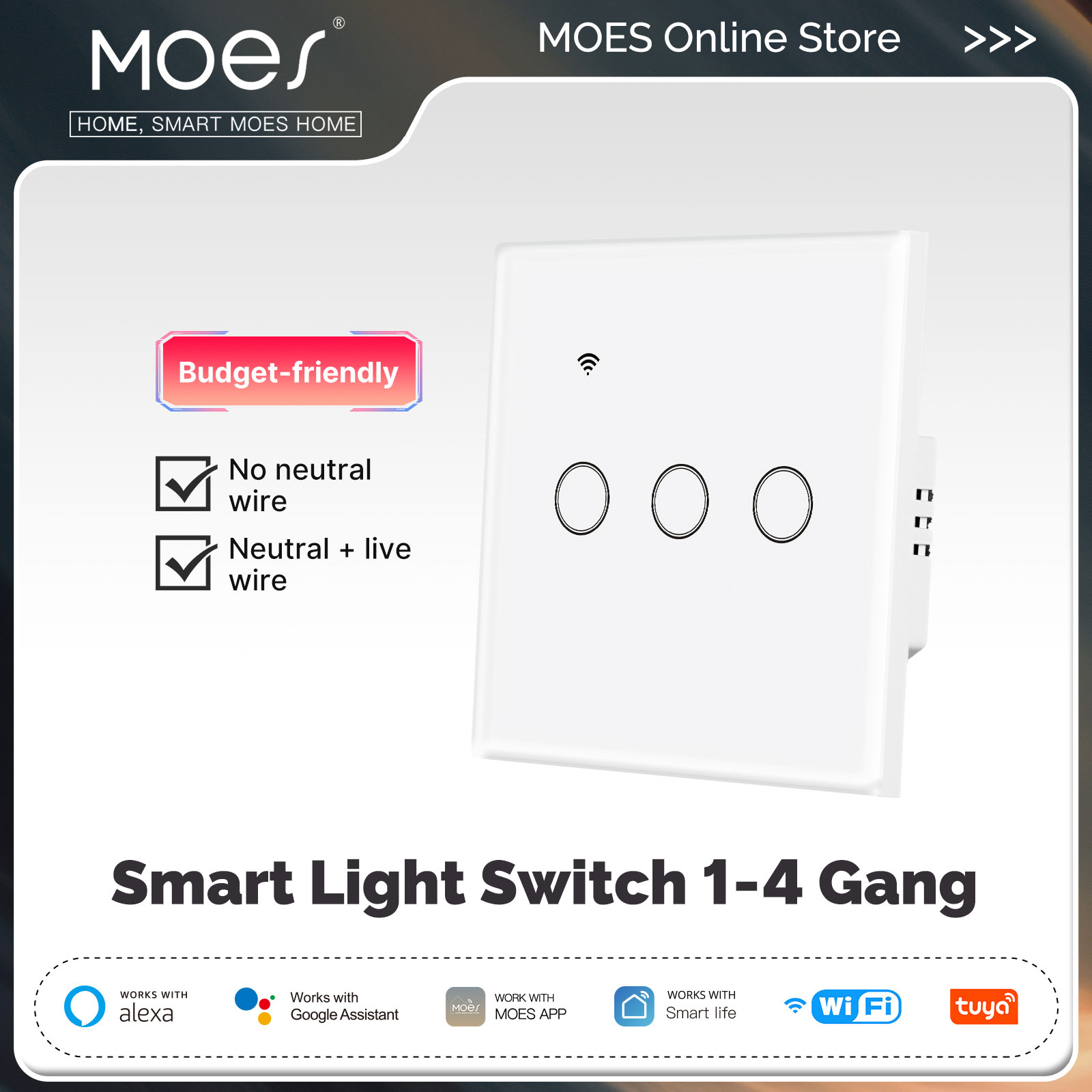 Tuya WiFi Smart Light Switch G - Smart Home System recensie en prijs