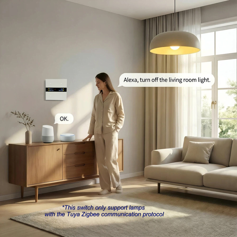 M8 pro Zigbee smart switch pan - Smart Home Voice Control recensie en prijs