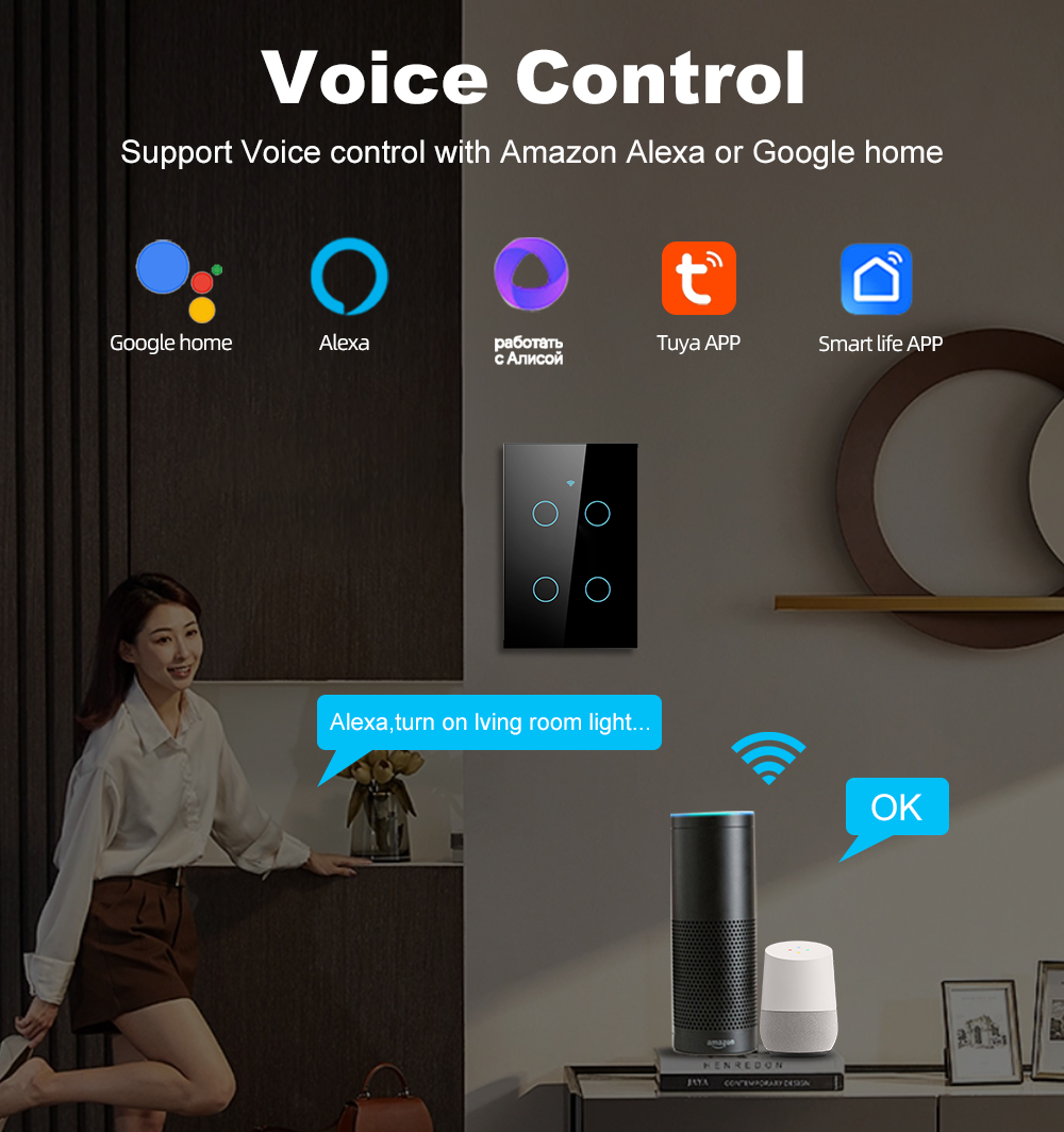 Tuya Smart Life Wifi+Bluetooth - Smart Home Touchscreen Control Panel recensie en prijs