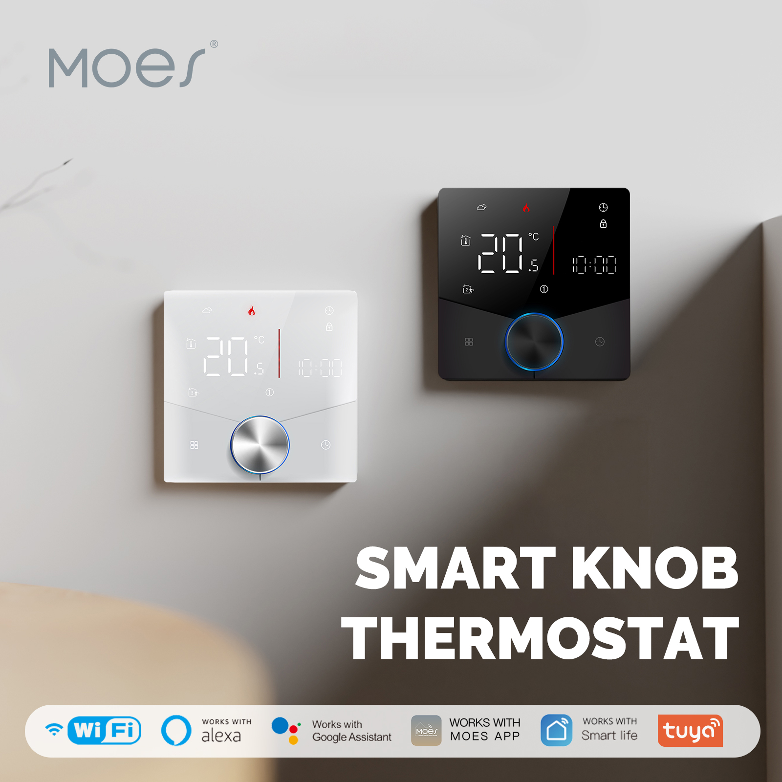 MOES Tuya WiFi Smart Knob Ther - Smart Home Package recensie en prijs