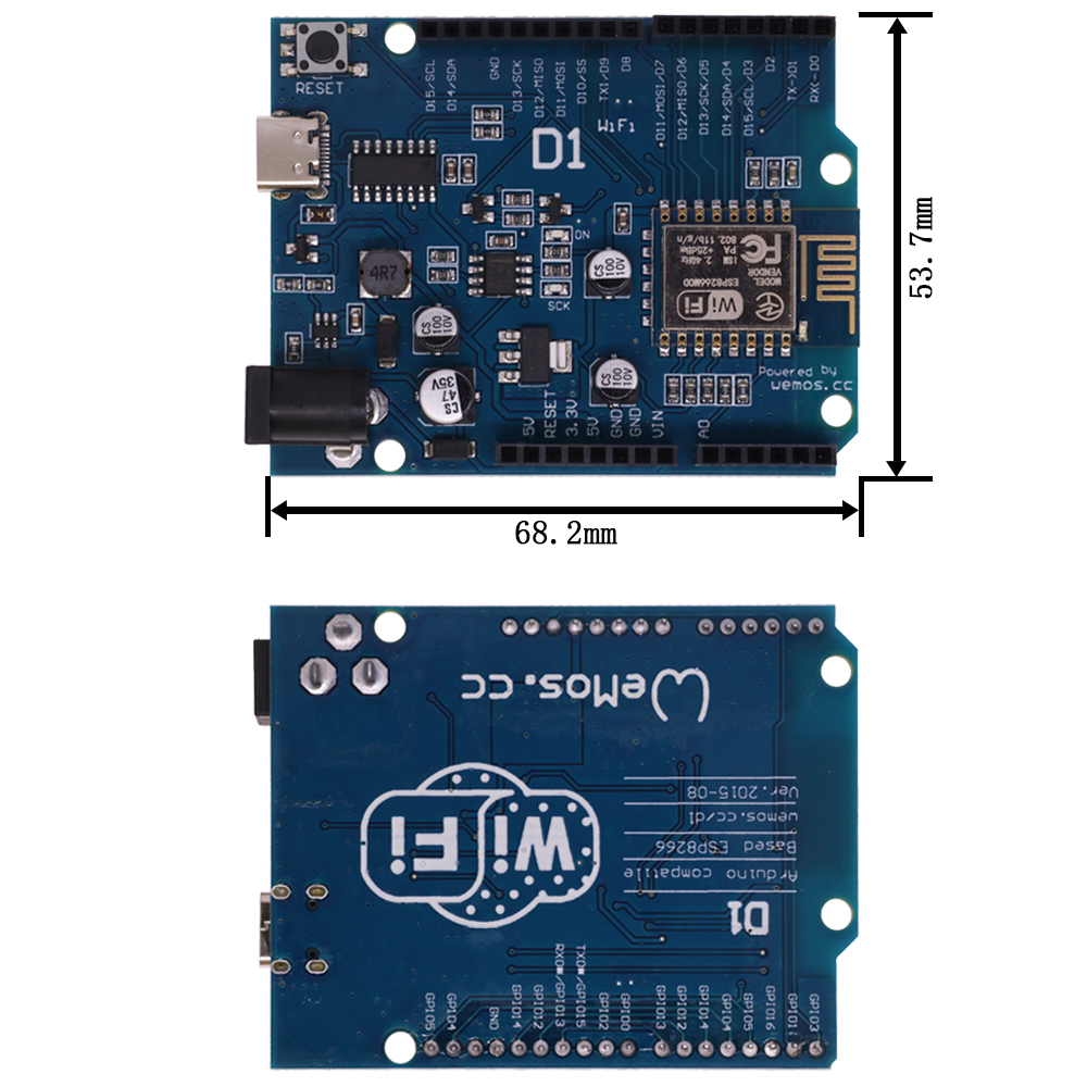 ESP-12E WeMos D1 R2 UNO R3 CH3 - Smart Home Esp8266 recensie en prijs