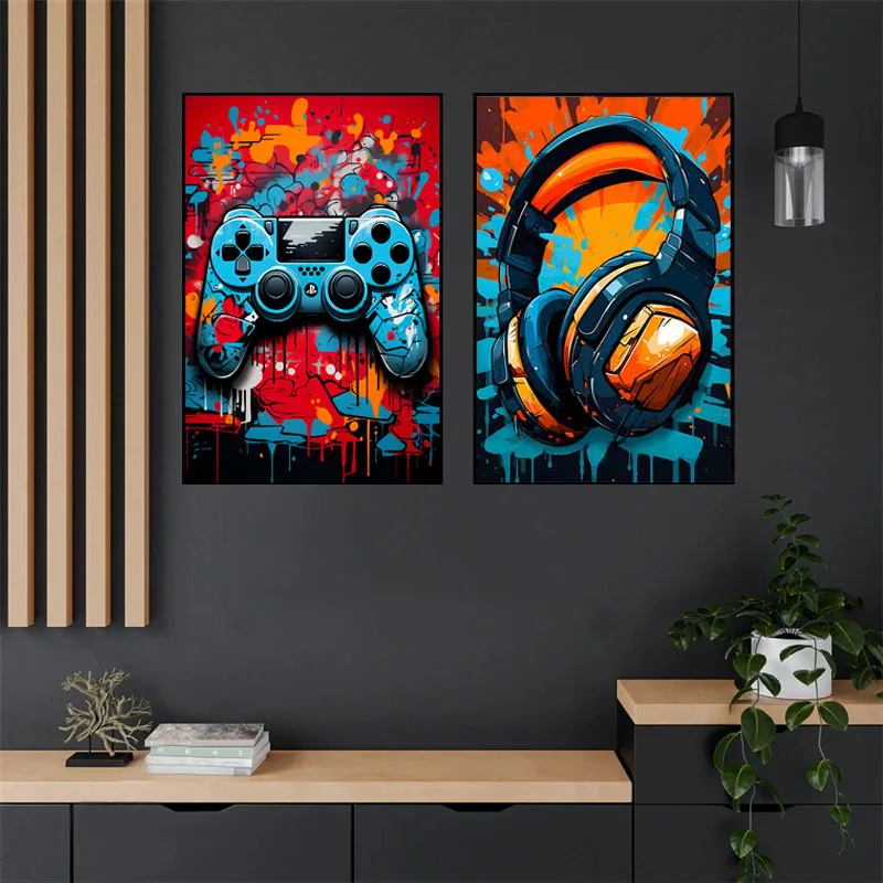 Colorful Game Controller Canva - Smart Home Poster recensie en prijs