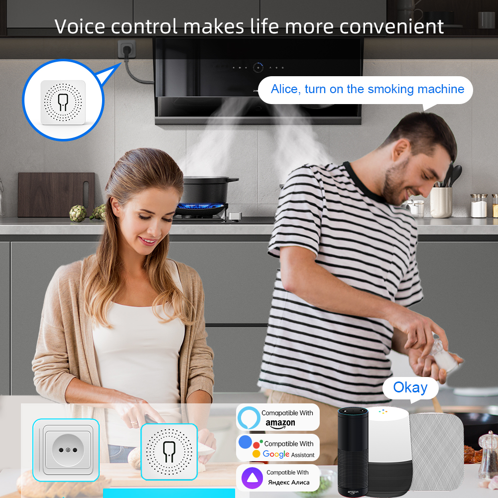 2 Way Tuya smart swtich 2Gang  - Smart Home Voice Control recensie en prijs