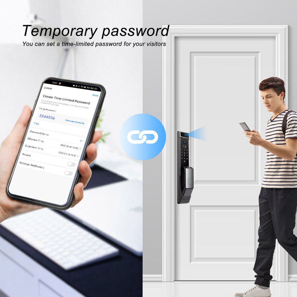 Smart Door Lock Keyless Tuya W - Smart Home Camera recensie en prijs