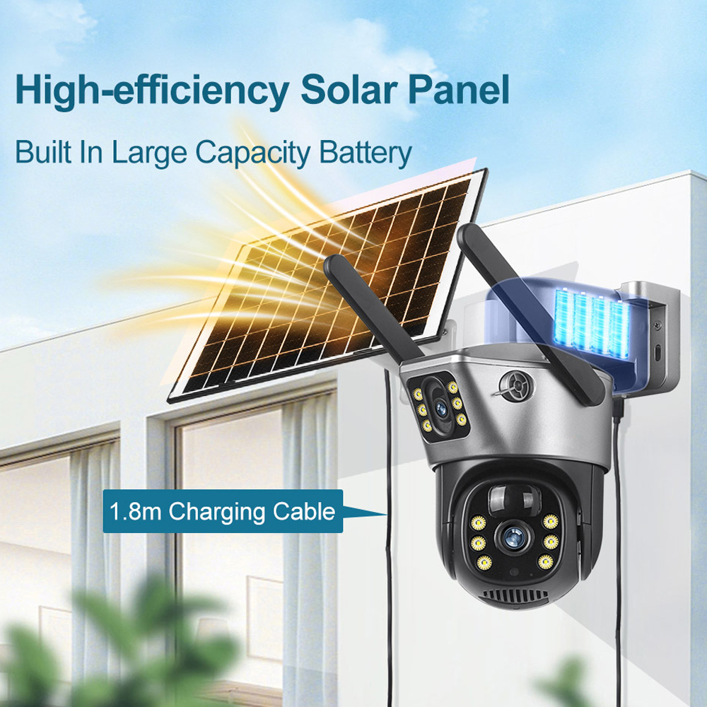 4G / WiFi Solar Camera Dual Le - Smart Home Battery Camera recensie en prijs