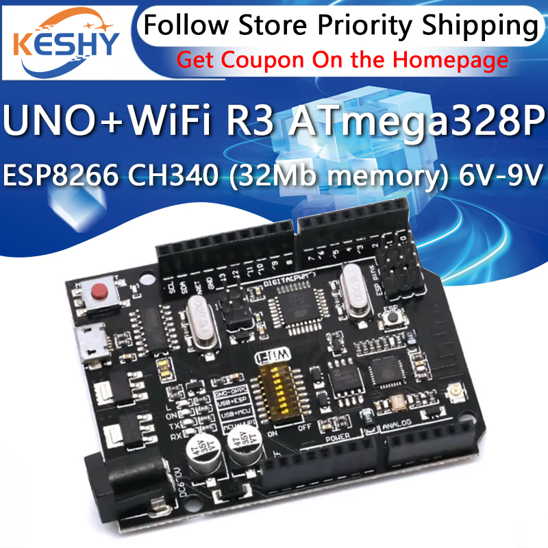 UNO+WiFi R3 ATmega328P+ESP8266 - Smart Home Esp8266 recensie en prijs