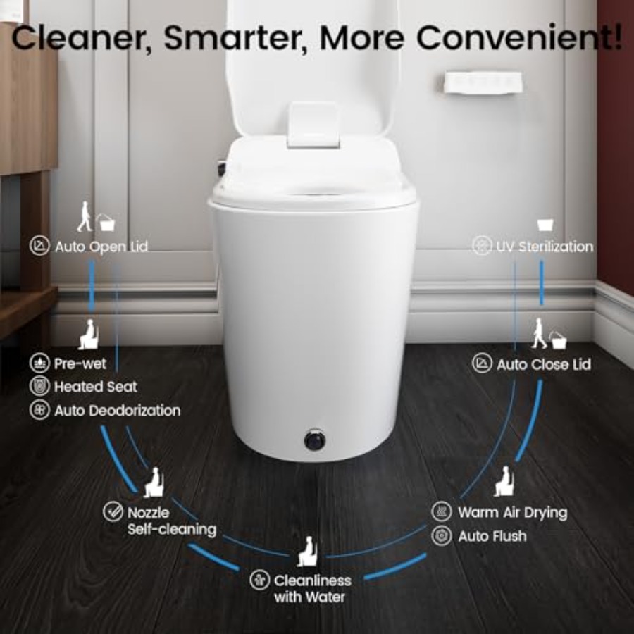 Smart toilet for home use, ABS - Smart Home Uses recensie en prijs