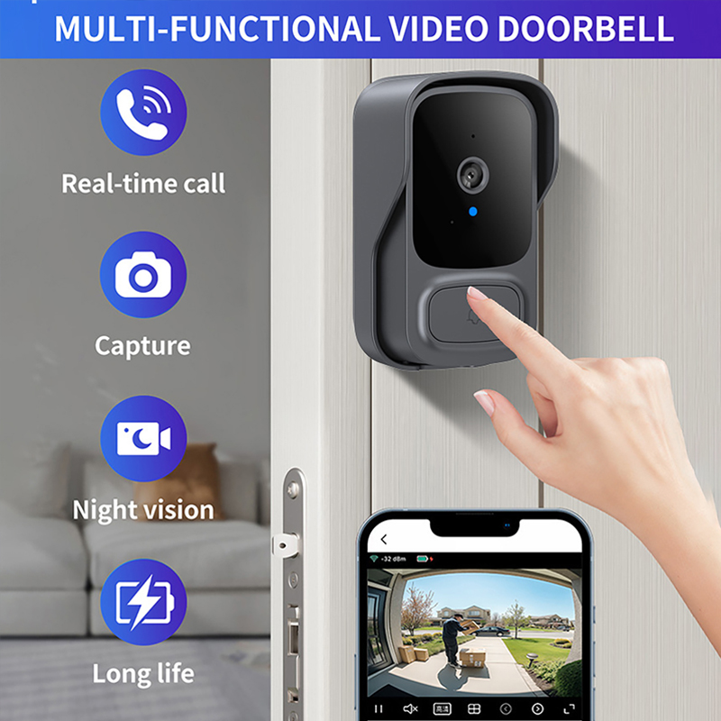 Tuay Wifi Doorbell Camera With - Smart Home Video Doorbell Installation recensie en prijs