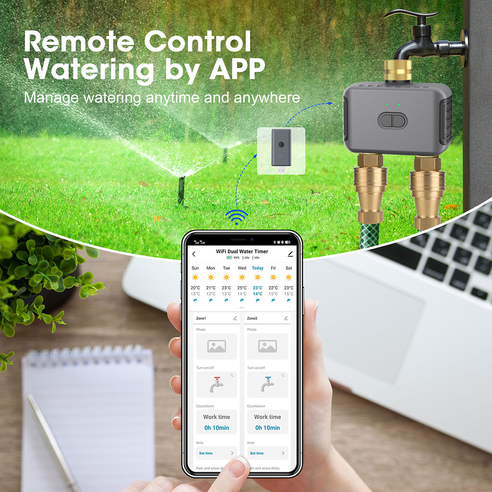 Tuya 2 Zone Watering Timer Gar - Smart Home System recensie en prijs