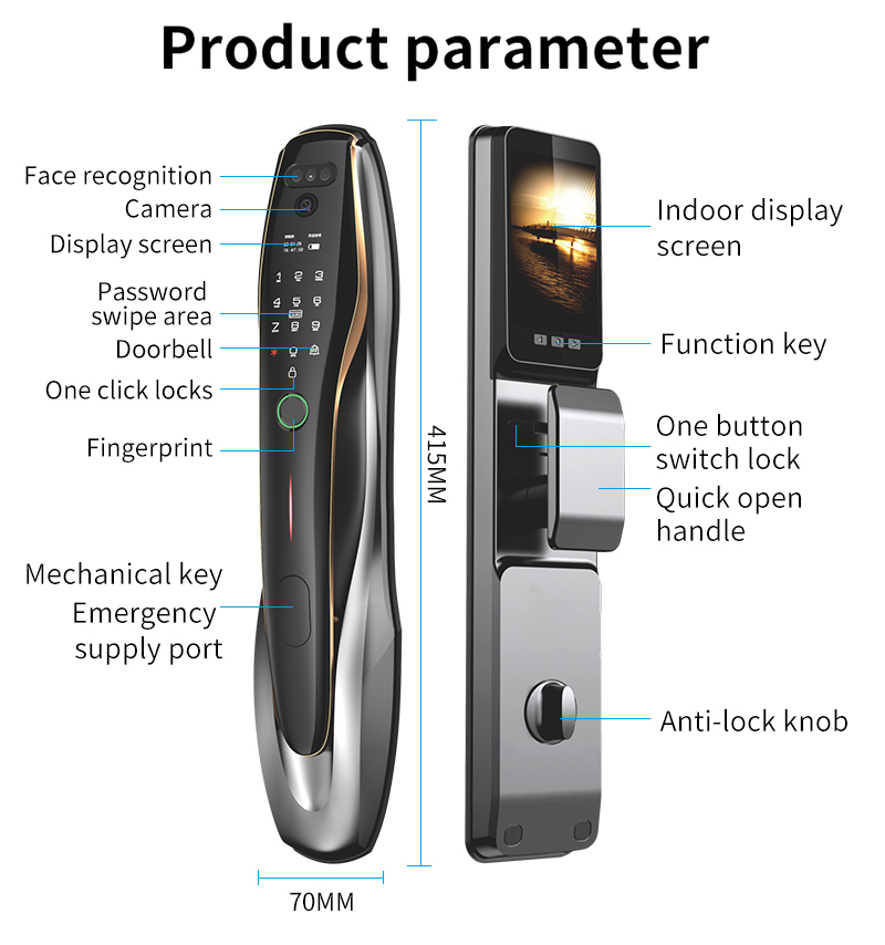 TYSH Tuya Security Fingerprint - Smart Home Battery Camera recensie en prijs