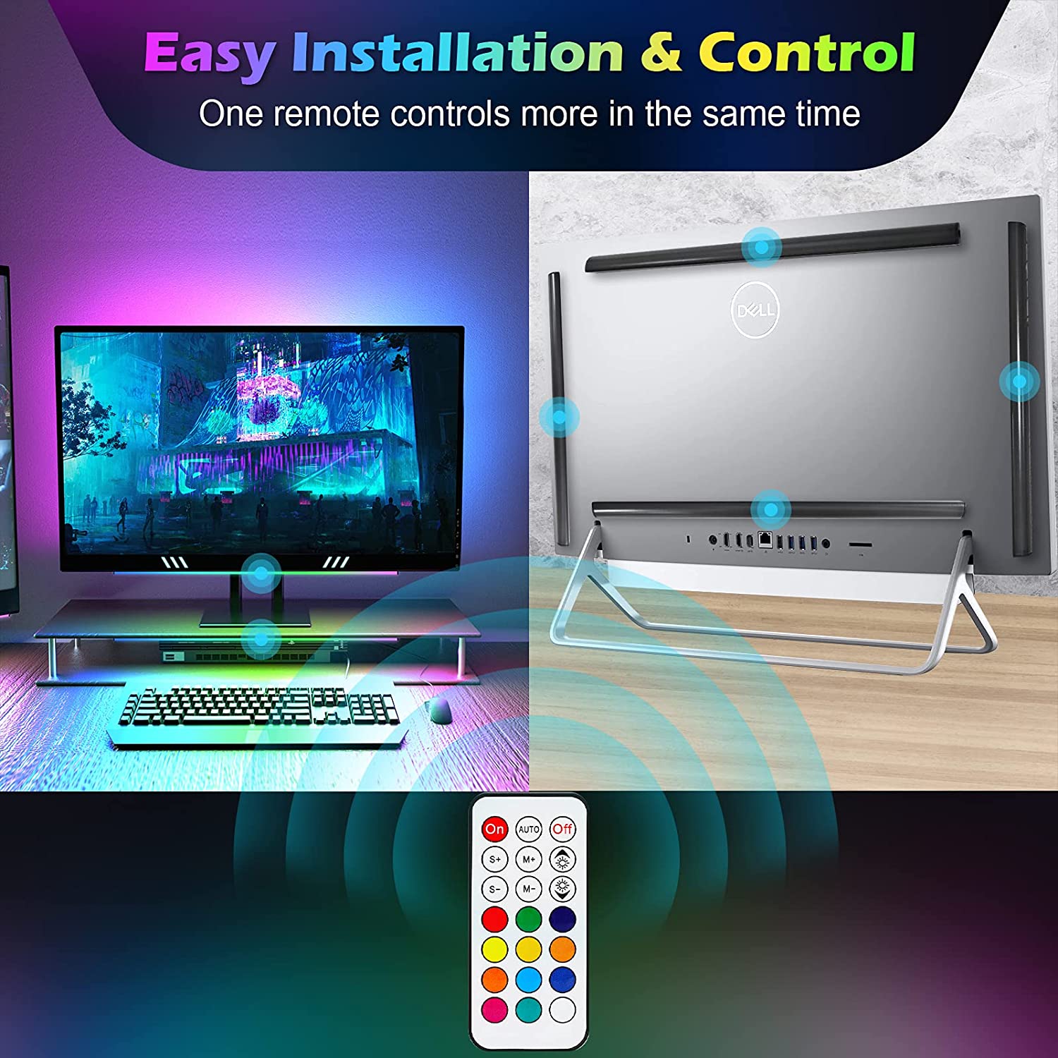 Under Monitor Light Bar RGB Dr - Smart Home Poster recensie en prijs