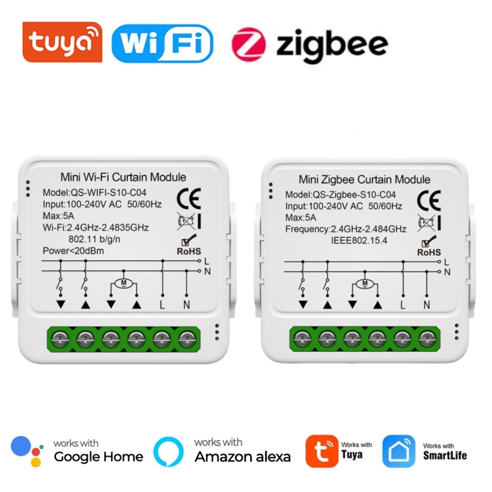 Tuya WiFi Zigbee Smart Curtain - Curtain Motor recensie en prijs