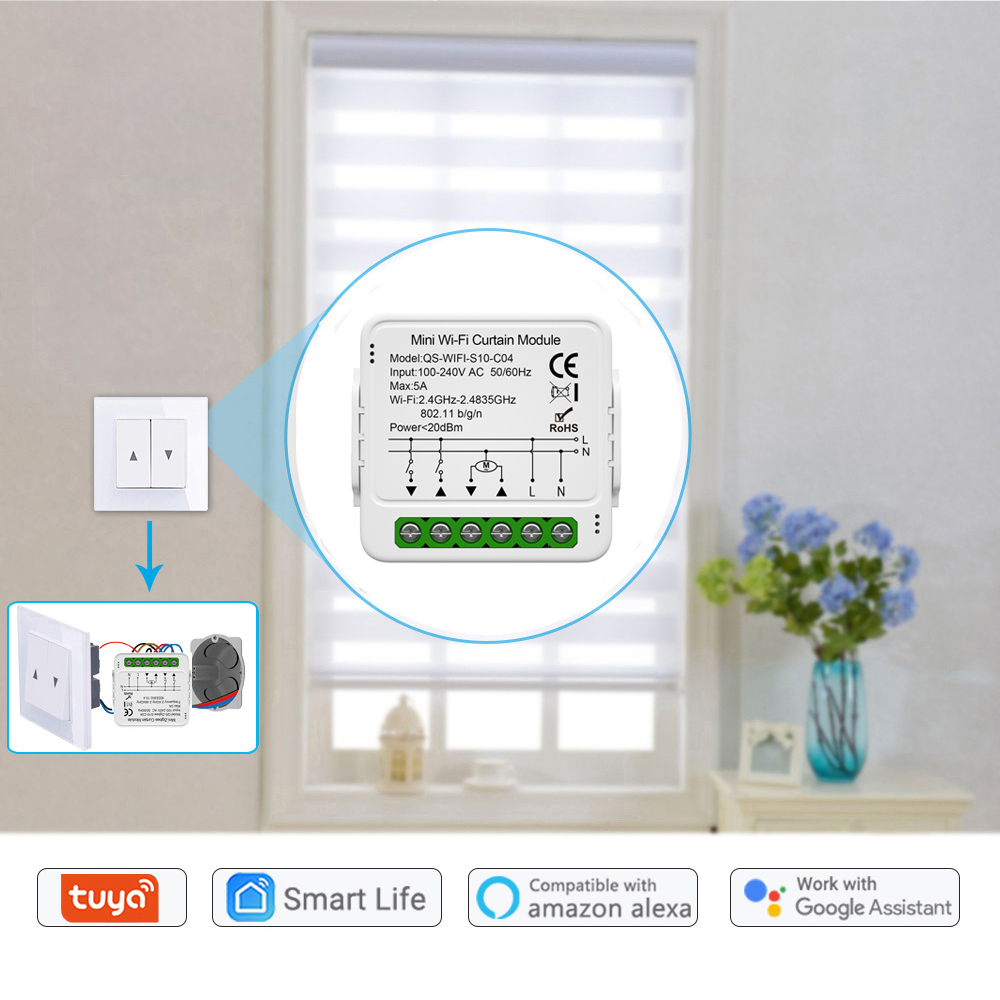 Tuya WiFi Zigbee Smart Curtain - Curtain Motor recensie en prijs