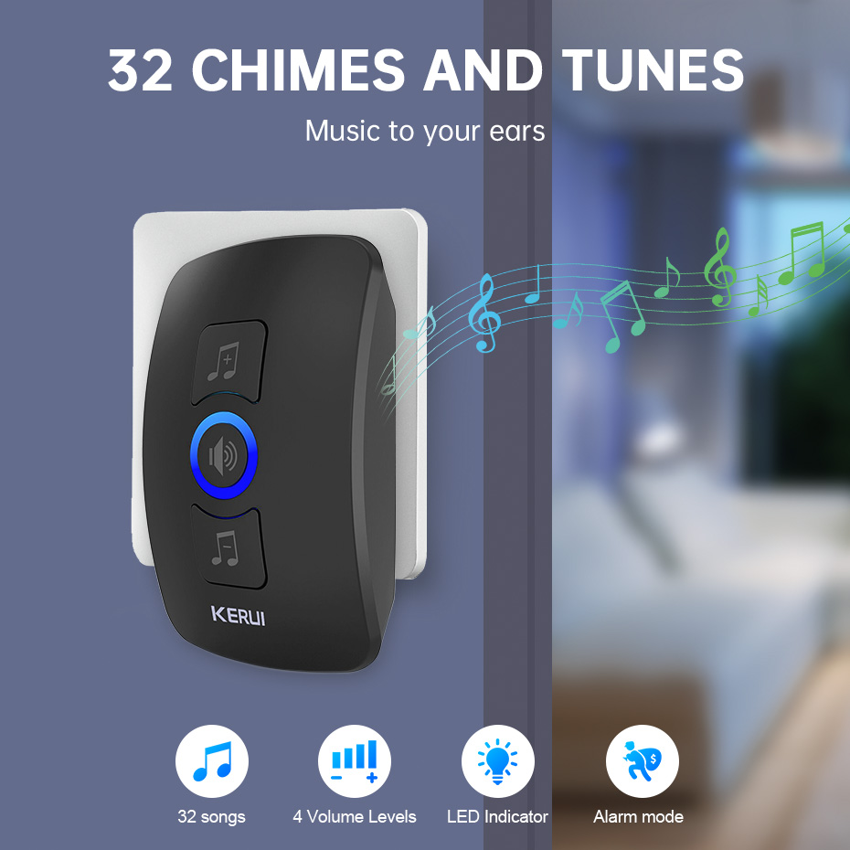 KERUI M525 Door Bell Chime Kit - Smart Home Package recensie en prijs