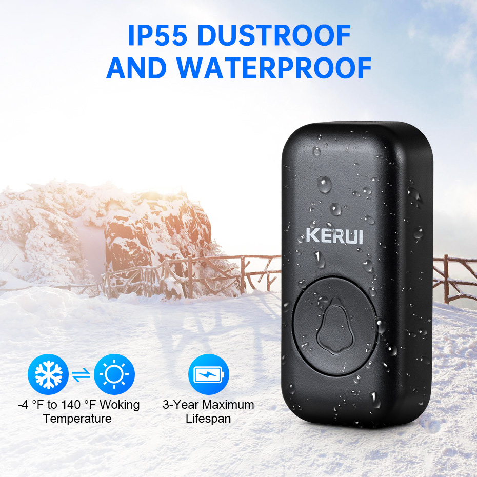 KERUI M525 Door Bell Chime Kit - Smart Home Package recensie en prijs