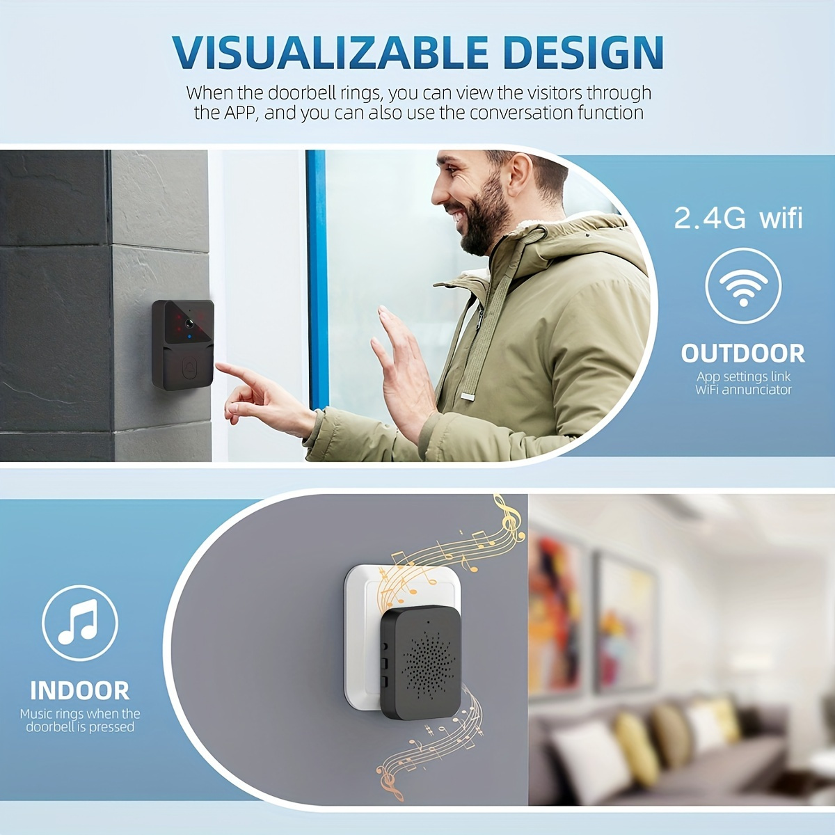 tuya Wireless smart video door - Smart Home Battery Camera recensie en prijs