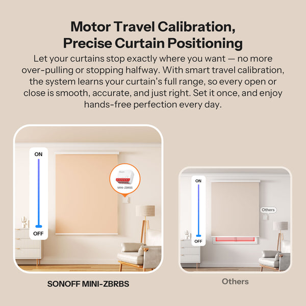 SONOFF MINI-ZBRBS Zigbee Smart - Curtain Motor recensie en prijs